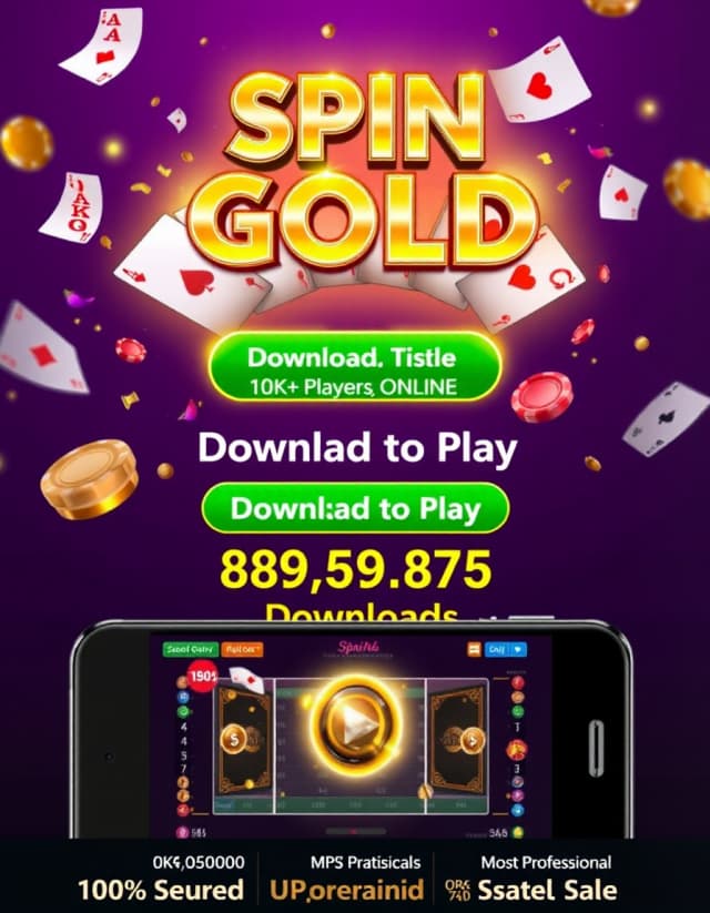 Spin Gold Banner